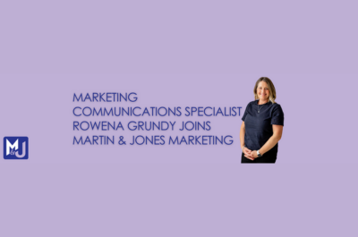 Marketing Communications specialist Rowena Grundy joins Martin & Jones Marketing