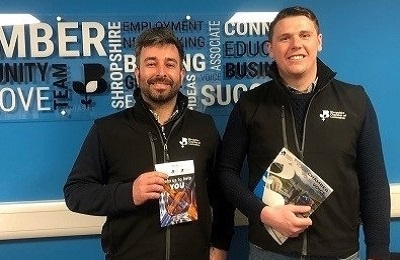Mike and Kieran join the Shropshire Chamber team