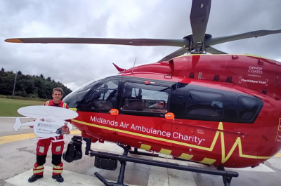 Telford law firm raises over £3,000 for Midlands Air Ambulance Charity
