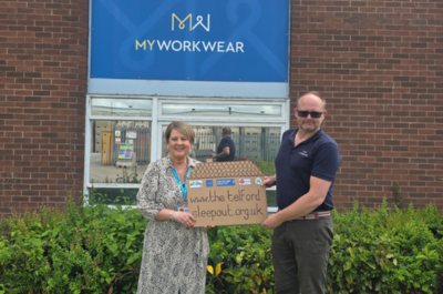MyWorkwear Sponsors 2026 Telford Sleep Out