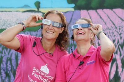 Watch the Solar Eclipse from a Field of Flowers