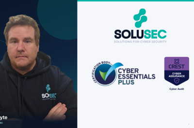 Albrighton cyber security consultancy Solusec appointed Cyber Essentials Plus Certification Body and gains CREST accreditation