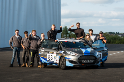 GWR Fasteners celebrates championship success with Harper Adams rally team