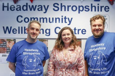 Clickingmad Volunteer at Headway Shropshire