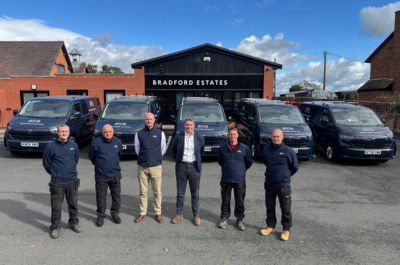 Bradford Estates drives forward green commitment with roll-out of electric van fleet