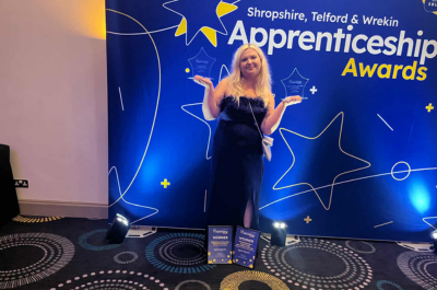 Elite Precast’s Agy Serafin Named Top Apprentice at Shropshire, Telford & Wrekin Apprenticeship Awards