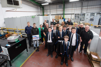 Behind-the-scenes factory tour sparks engineering ambitions for Shropshire student