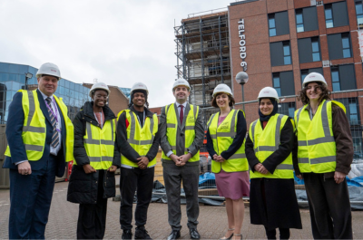 Education Secretary visits new Telford 6th building