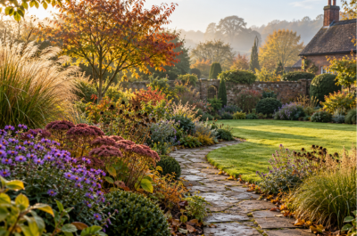 October in the Garden. Autumn Colour and Preparing for Winter