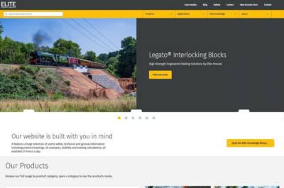 Telford manufacturer Elite Precast Concrete launches new website