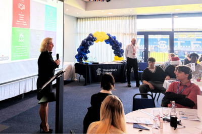  Students Take Part in Business in Action Day at Shrewsbury Town FC with Support from Aico