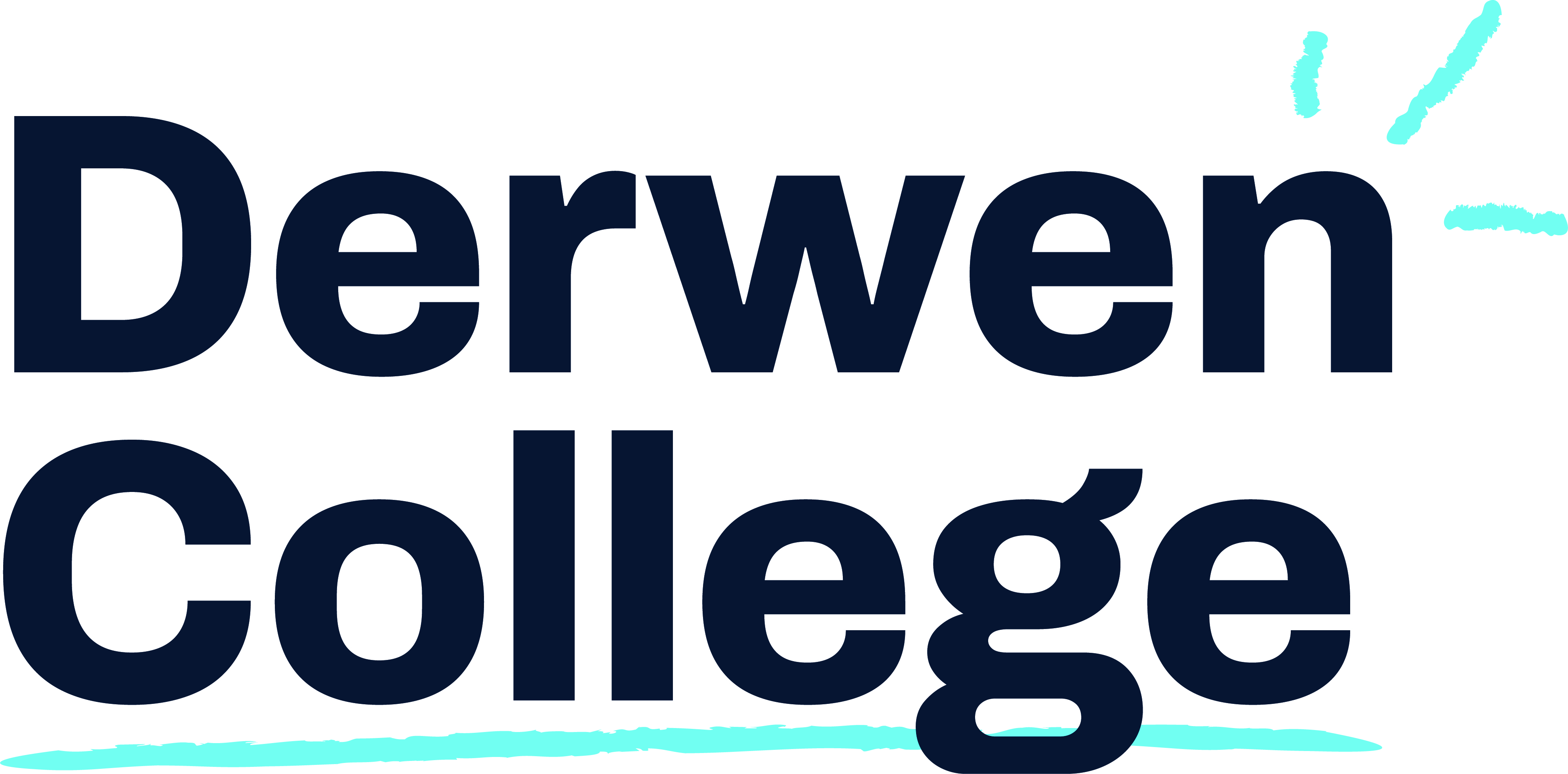 Derwen College Logo Navy