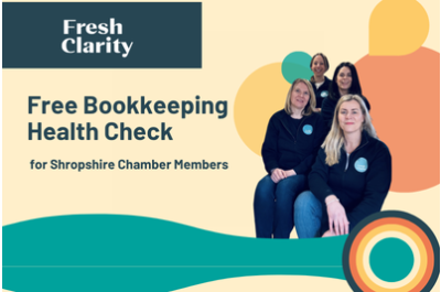 Free Bookkeeping Health Check for Shropshire Chamber Members 