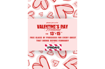Valentines at TGI Fridays