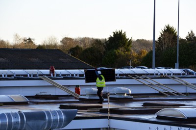 Shrewsbury Colleges Group installs over 700 solar panels to reduce carbon impact