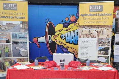 Building Tomorrow’s Talent: Elite Precast Concrete Showcases Product Development Placement at Harper Adams University Careers and Placement Fair