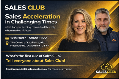 Sales Club: Sales Acceleration in Challenging Times