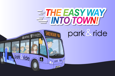 Shrewsbury Park and Ride - The easy way into town