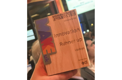 iconsys celebrates runner-up success at Make UK Innovation Awards