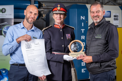 Fabweld celebrates King’s Award presentation