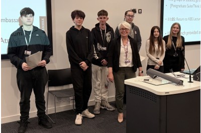 Telford College business students impress 'Dragons' at enterprise competition