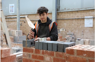 Telford College construction students are building solid foundations