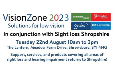 Sight Loss Shropshire and Optelec to host Assistive Technology Open Day in August