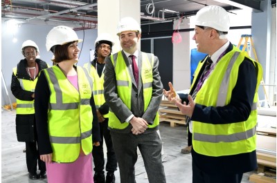 Education Secretary visits Telford College's new sixth form centre