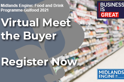 Food and drink producers from across the Midlands Engine are being invited to participate in virtual meet the buyer event