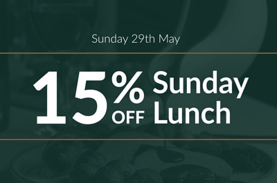 15% off Sunday Lunch at Lilleshall’s Chapters Restaurant