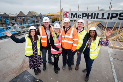 Topping Out celebrates construction milestone at Newport retirement village